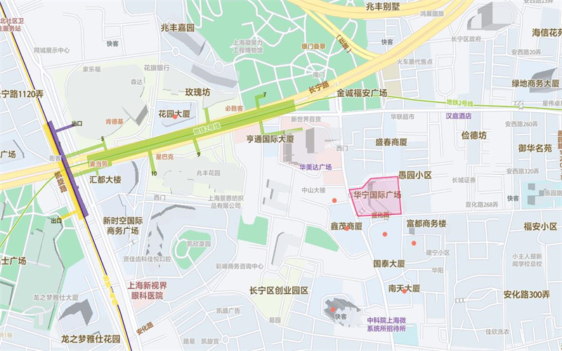 上海市长宁区中山公园商圈华宁国际大厦项目简介